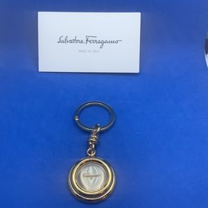 SALVATORE FERRAGAMO Logo Key Chain Bag Charm